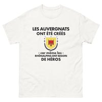 Thumbnail for T-shirt Auvergne blanc - Les Auvergnats sont des Héros
