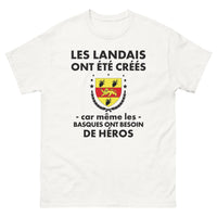 Thumbnail for T-shirt Landais blanc - Les Landais, héros des Basques