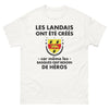 T-shirt Landais blanc - Les Landais, héros des Basques