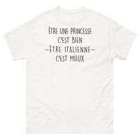 Thumbnail for T-shirt Italie blanc - Être une princesse, c'est mieux