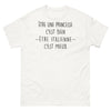 T-shirt Italie blanc - Être une princesse, c'est mieux