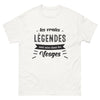 T-shirt Vosges blanc - Les vraies légendes sont nées