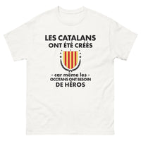 Thumbnail for T-shirt Occitanie blanc - Les Catalans ont besoin de héros
