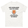 T-shirt Occitanie blanc - Les Catalans ont besoin de héros