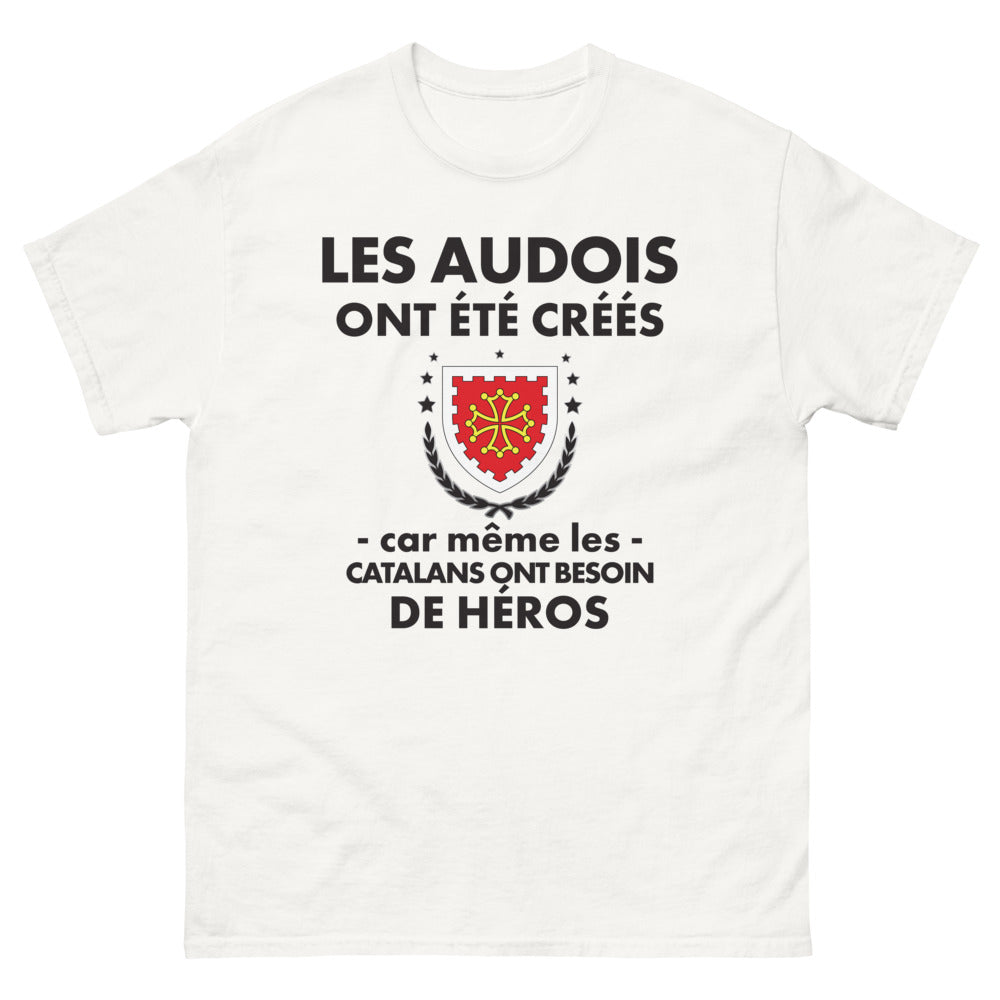 T-shirt Aude blanc - Les Audois, héros des Catalans