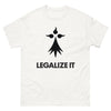 T-shirt Legalize It blanc - Message clair et audacieux
