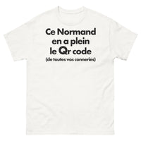 Thumbnail for T-shirt Normand blanc - Ce Normand en a plein le QR Code
