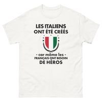 Thumbnail for T-shirt Italie blanc - Les Italiens ont besoin de héros