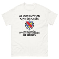 Thumbnail for T-shirt Bourbonnais blanc - Les Bourbonnais, héros de l'Auvergne