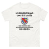 T-shirt Bourbonnais blanc - Les Bourbonnais, héros de l'Auvergne
