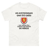 T-shirt Aveyronnais blanc - hommage humoristique aux racines