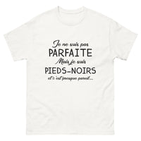 Thumbnail for T-shirt Pied-Noir blanc - Fière d'être presque parfaite