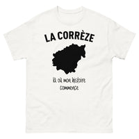 Thumbnail for T-shirt Corrèze blanc - Là où mon histoire commence