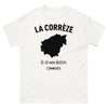 T-shirt Corrèze blanc - Là où mon histoire commence