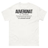 T-shirt Auvergnat blanc - fier et digne jusqu'au bout