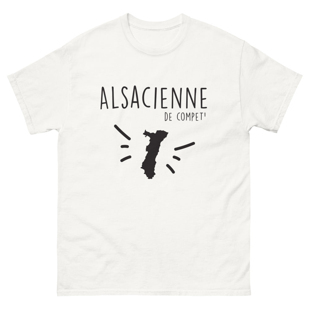 T-shirt Alsace blanc - Alsacienne de Compétition