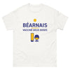 T-shirt Béarnais blanc - Vacciné à Deux Doses de Fierté