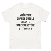 Thumbnail for T-shirt Ariège blanc - Grande Gueule et Caractère Assumé