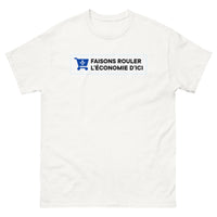 Thumbnail for T-shirt Région blanc - Faisons rouler l'économie d'Ici