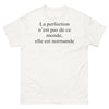T-shirt Normandie blanc - La perfection n'est pas de ce monde