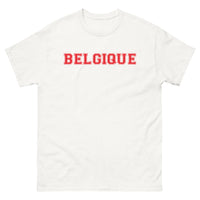 Thumbnail for T-shirt Belgique blanc - Je supporte deux équipes