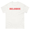T-shirt Belgique blanc - Je supporte deux équipes