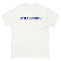 Thumbnail for T-shirt Alsace blanc - Je supporte deux équipes
