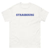 T-shirt Alsace blanc - Je supporte deux équipes