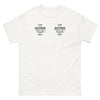 T-shirt Aveyron blanc - Vivre en Aveyron, c'est comme vivre au paradis, mais en mieux