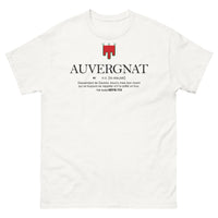 Thumbnail for T-shirt Auvergnat blanc - Descendant de Gaulois Bourru