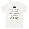 T-shirt Bretagne blanc - Fier d'être Bretonne
