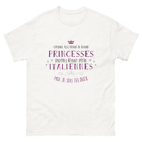 Thumbnail for T-shirt Italie blanc - Certaines filles rêvent d'être italiennes