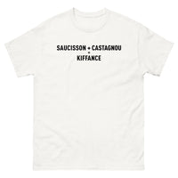 Thumbnail for T-shirt Montagne blanc - Kiffance Saucisson-Castagnou