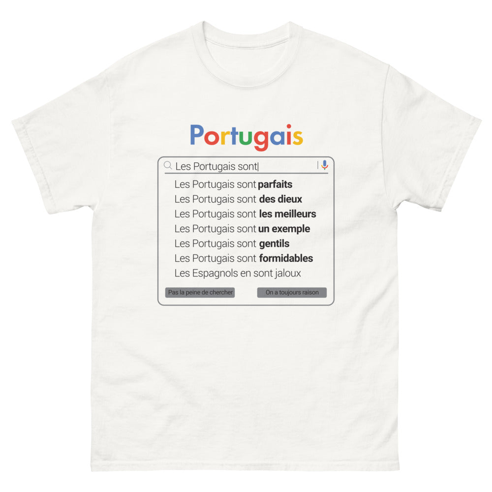 T-shirt Portugal blanc - Les Portugais Sont Formidables