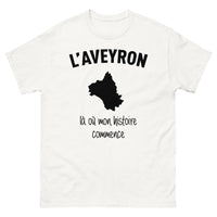 Thumbnail for T-shirt Aveyron blanc - Là où mon histoire commence