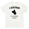T-shirt Aveyron blanc - Là où mon histoire commence