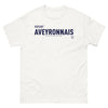 T-shirt Aveyronnais blanc - Affichez vos racines avec humour