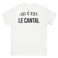 Thumbnail for T-shirt Cantal blanc - Ici c'est le Cantal