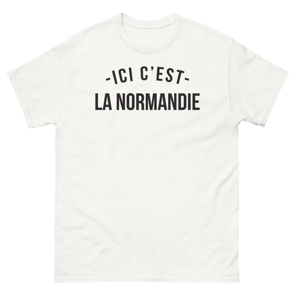 T-shirt Haute-Normandie blanc - C'est la Normandie