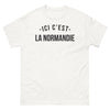 T-shirt Haute-Normandie blanc - C'est la Normandie