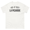 T-shirt Picardie blanc - Ici c'est la Picardie