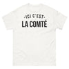 T-shirt Comté blanc - Fier de ma Région