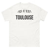 T-shirt Toulouse blanc - Ici c'est Toulouse