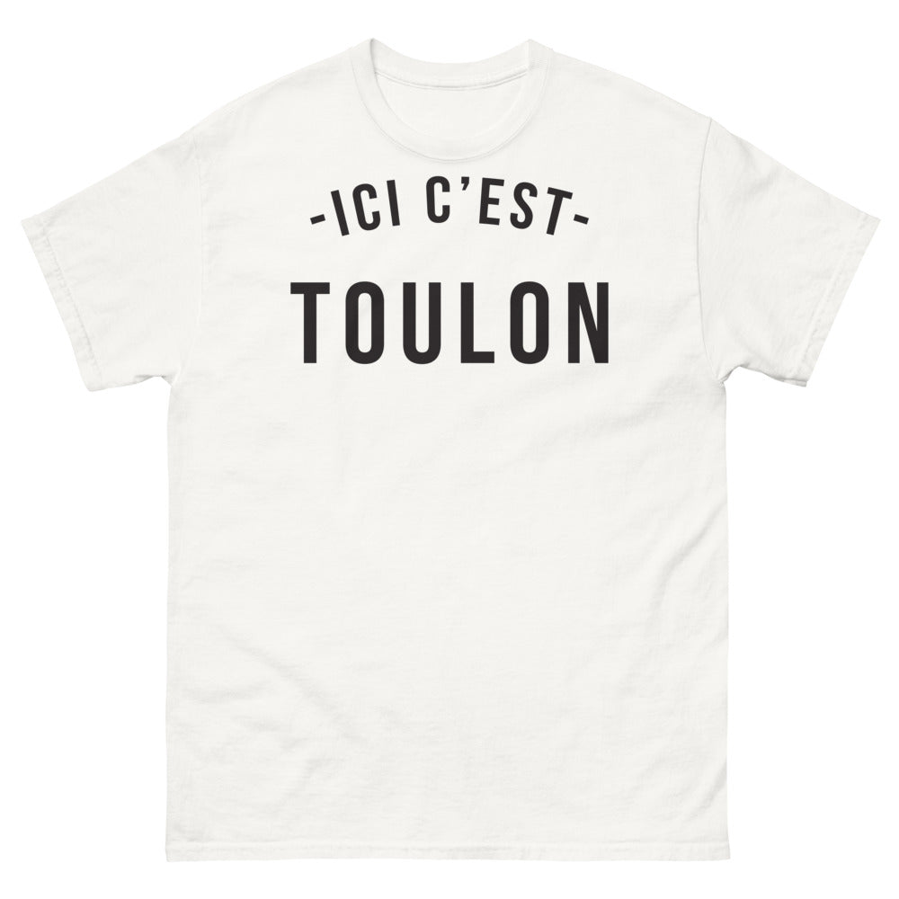 T-shirt Toulon blanc - Ici C'est Toulon