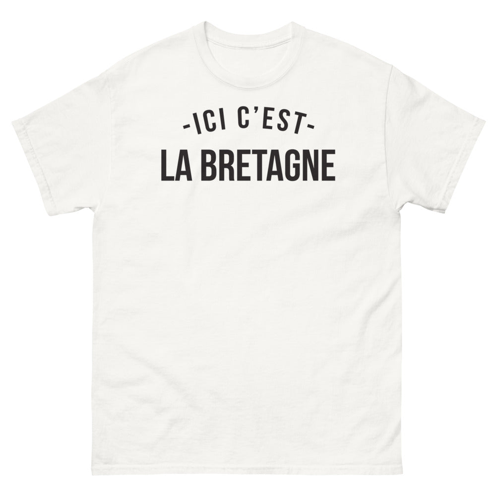 T-shirt Bretagne blanc - Ici C'est La Bretagne!
