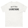 T-shirt Bretagne blanc - Ici C'est La Bretagne!