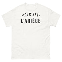Thumbnail for T-shirt Ariège blanc - Ici, c'est l'Ariège