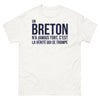 T-shirt Bretagne blanc - Un Breton n'a jamais tort