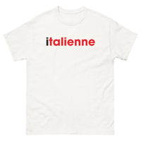 Thumbnail for T-shirt Italie blanc - Fierté et humour pour les Italiennes