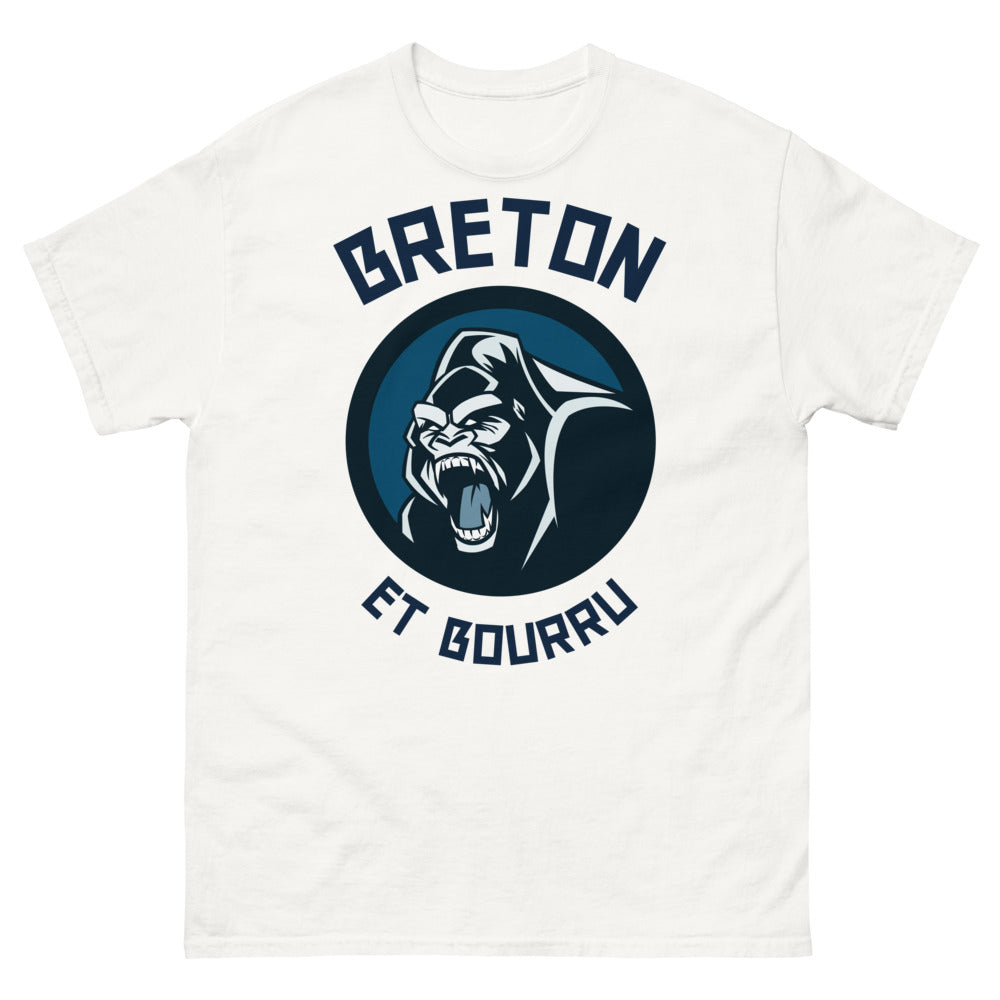 T-shirt Bretagne blanc - L'esprit bourru et chaleureux